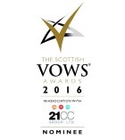 Weddings by Becky's Flowers florist, VOWS Award 2016 Nominated Florist in West Lothian